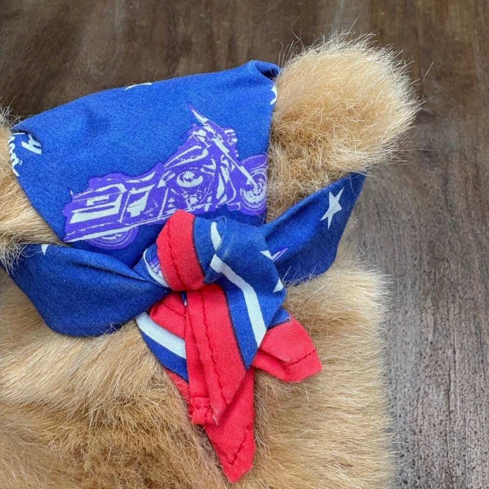 Vintage 2000 Harley Davidson Teddy Bear Motorcycles Plush Stuffed Animal - Picture 6 of 10
